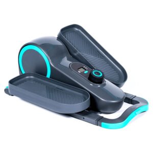 Compact Whisper Quiet Under Desk Elliptical with LCD Monitor